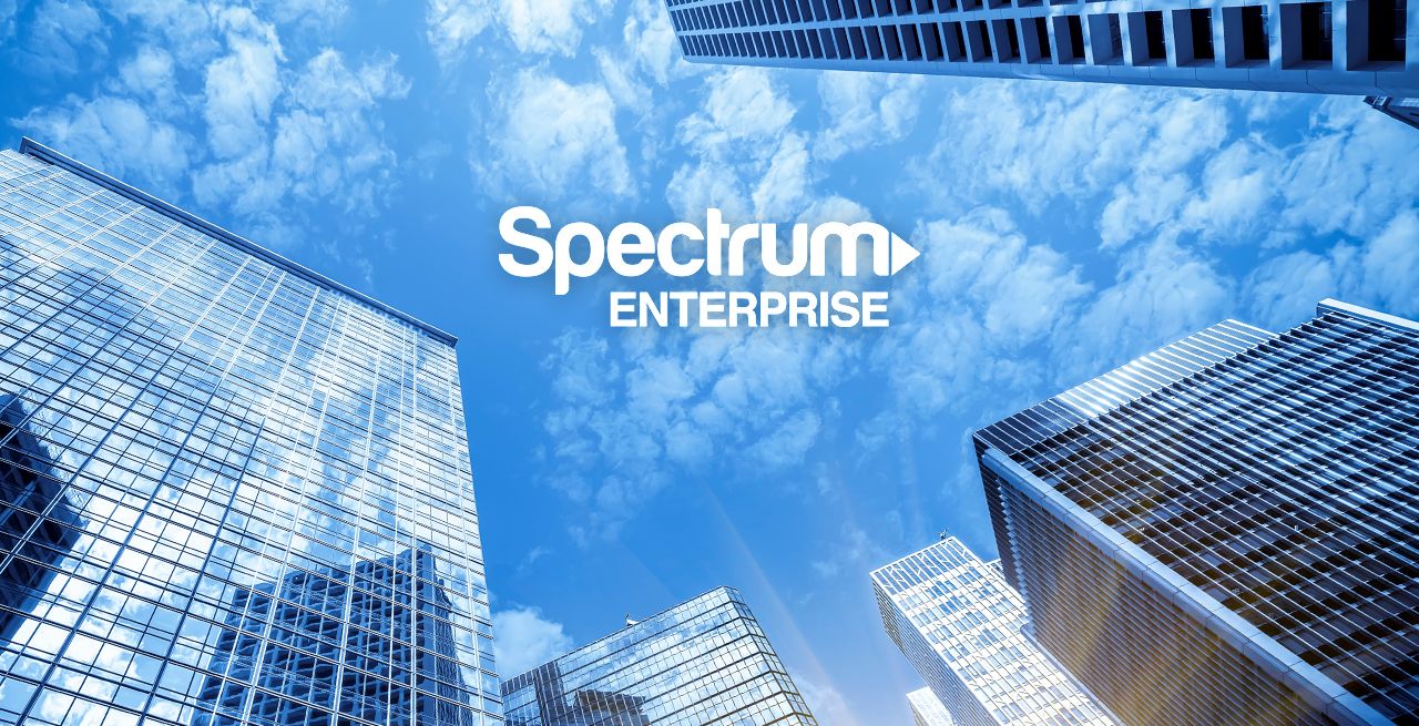 Spectrum Enterprise logo with office buildings